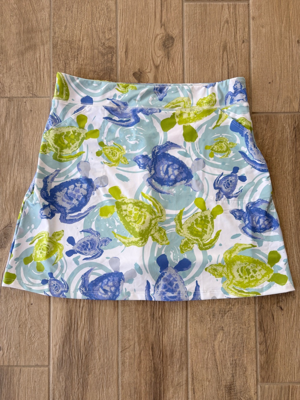 Ana Clare Active Women's Sea Turtle Skort Size Large